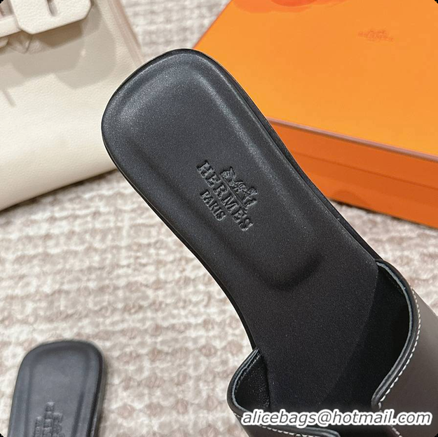 Pretty Style Hermes Sandals Black 60702409