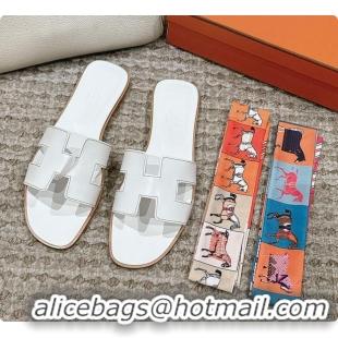 Good Quality Hermes Sandals White 60702409