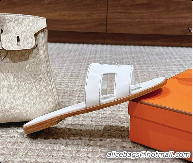 Good Quality Hermes Sandals White 60702409