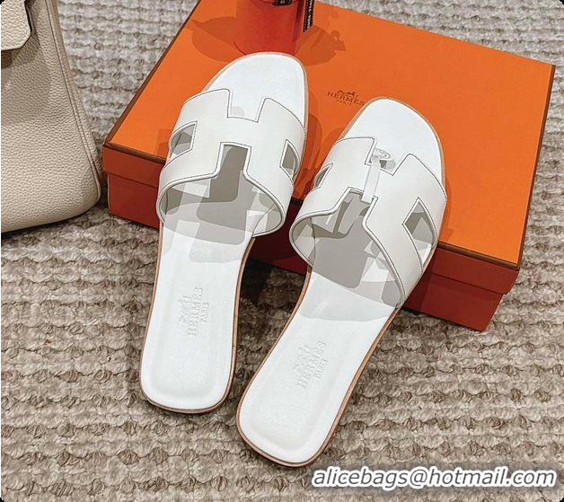 Good Quality Hermes Sandals White 60702409