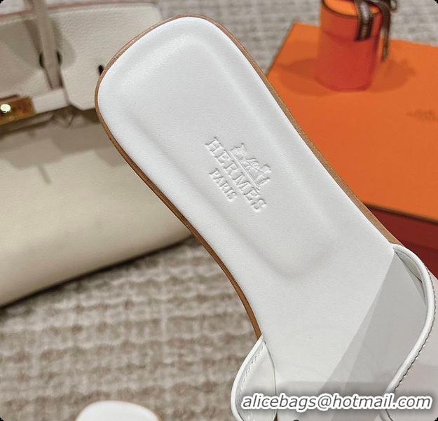 Good Quality Hermes Sandals White 60702409