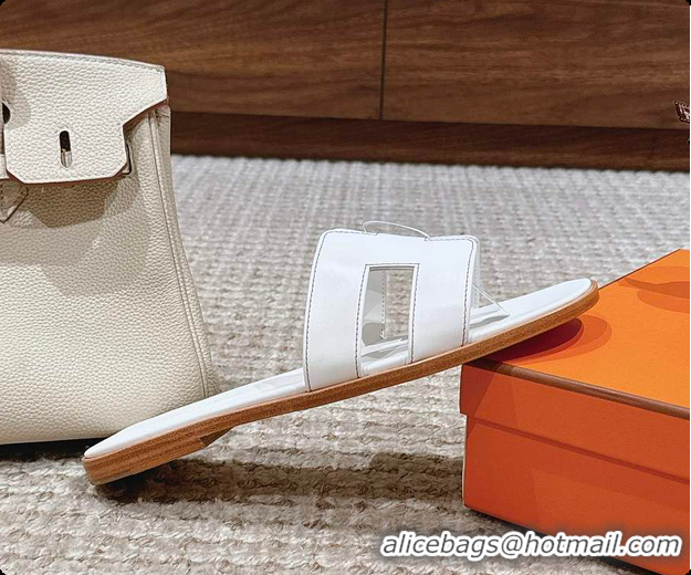 Good Quality Hermes Sandals White 60702409