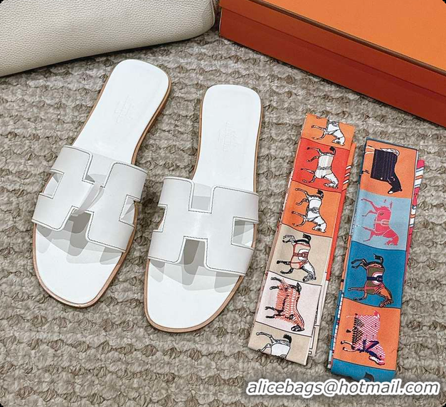 Good Quality Hermes Sandals White 60702409
