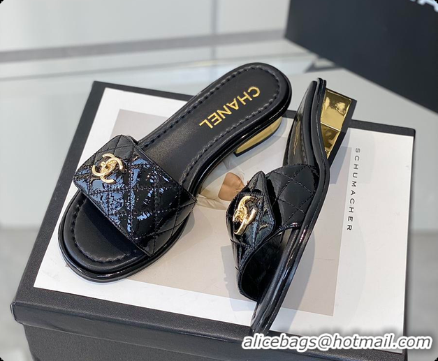 Buy Discount Chanel Slipper White/Black/Beige 60702501