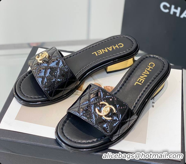 Buy Discount Chanel Slipper White/Black/Beige 60702501
