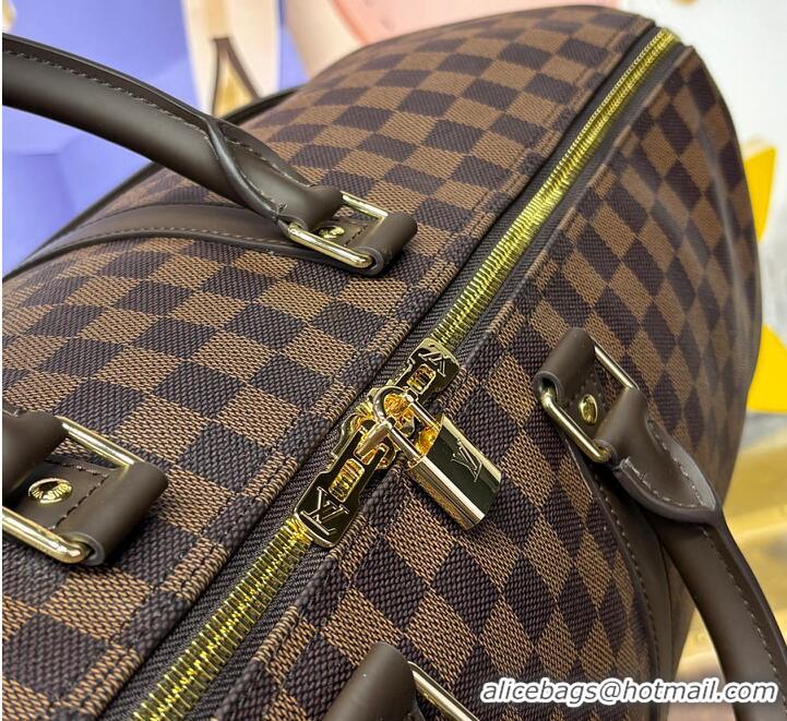 Buy Discount Louis Vuitton Damier Ebene Canvas Keepall Bandouliere 55 Bag N41414