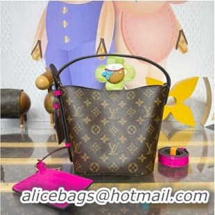 Top Grade Louis Vuitton Monogram/Exotic Crocodile All In BB Bag M28911 Fuchsia