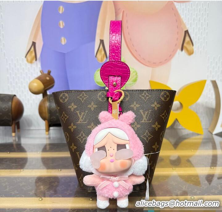Top Grade Louis Vuitton Monogram/Exotic Crocodile All In BB Bag M28911 Fuchsia