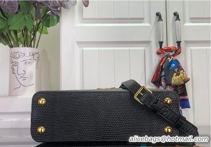Reasonable Price Louis Vuitton Monogram Strass Capucines BB M89370 Black 2026