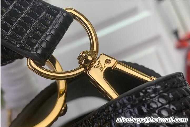 Reasonable Price Louis Vuitton Monogram Strass Capucines BB M89370 Black 2026