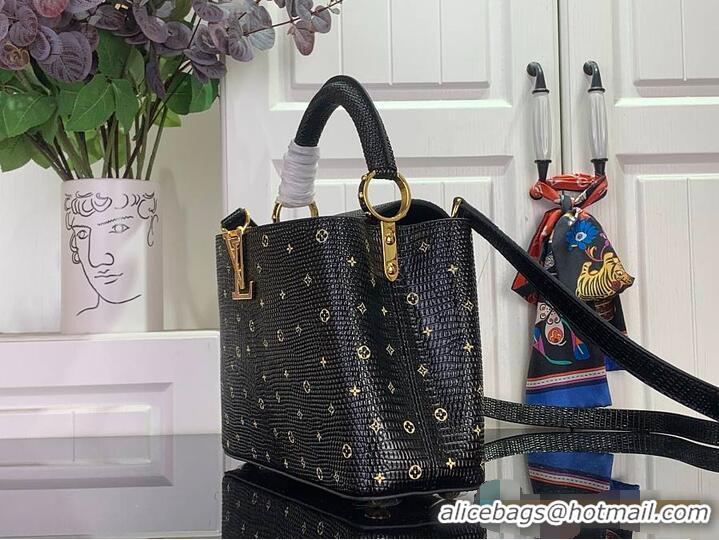 Reasonable Price Louis Vuitton Monogram Strass Capucines BB M89370 Black 2026