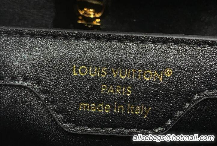 Reasonable Price Louis Vuitton Monogram Strass Capucines BB M89370 Black 2026