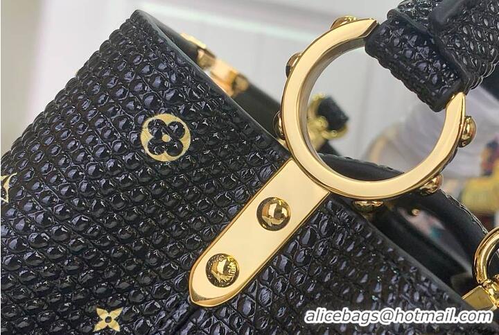 Promotional Louis Vuitton Monogram Strass Capucines Mini M89371 Black 2026
