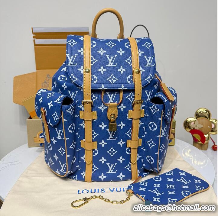 Buy Fashionable Louis Vuitton Christopher P9 MM Backpack M09380 Blue 2026