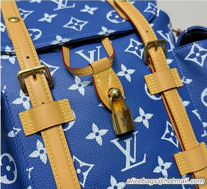 Buy Fashionable Louis Vuitton Christopher P9 MM Backpack M09380 Blue 2026