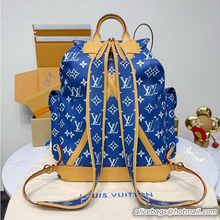 Buy Fashionable Louis Vuitton Christopher P9 MM Backpack M09380 Blue 2026