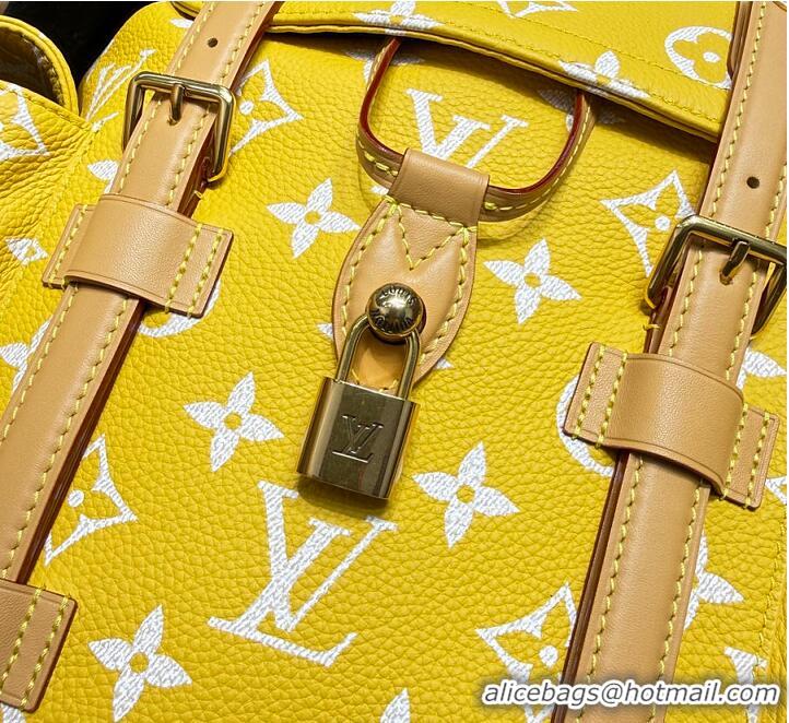 Top Grade Louis Vuitton Christopher P9 MM Backpack M09380 Yellow 2026