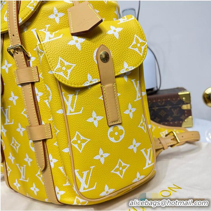 Top Grade Louis Vuitton Christopher P9 MM Backpack M09380 Yellow 2026