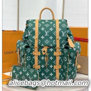 Top Quality Louis Vuitton Christopher P9 MM Backpack M09380 Green 2026