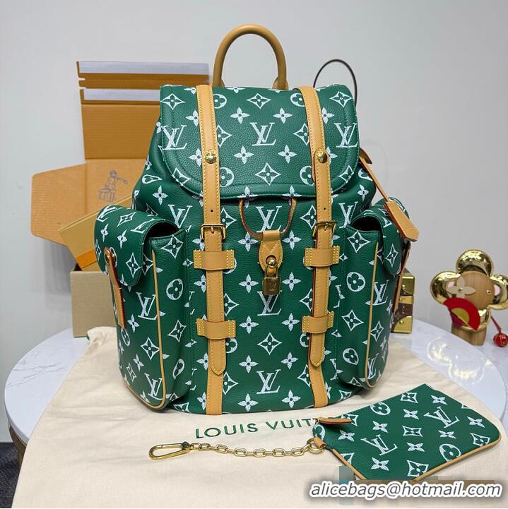 Top Quality Louis Vuitton Christopher P9 MM Backpack M09380 Green 2026