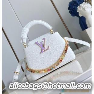 Top Quality Louis Vuitton Confetti Collection Mini Capucines Taurillon Leather M09387
