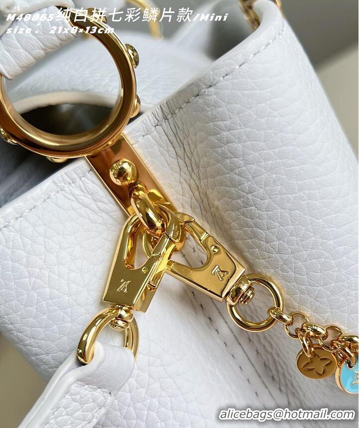 Top Quality Louis Vuitton Confetti Collection Mini Capucines Taurillon Leather M09387