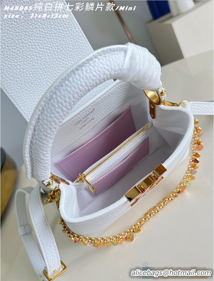 Top Quality Louis Vuitton Confetti Collection Mini Capucines Taurillon Leather M09387