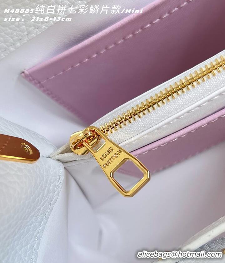 Top Quality Louis Vuitton Confetti Collection Mini Capucines Taurillon Leather M09387