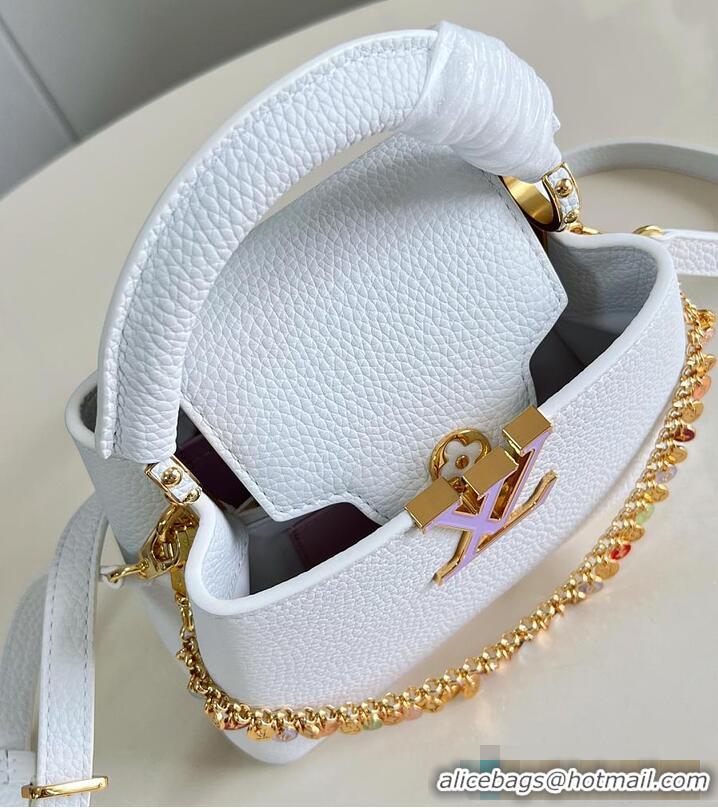 Top Quality Louis Vuitton Confetti Collection Mini Capucines Taurillon Leather M09387