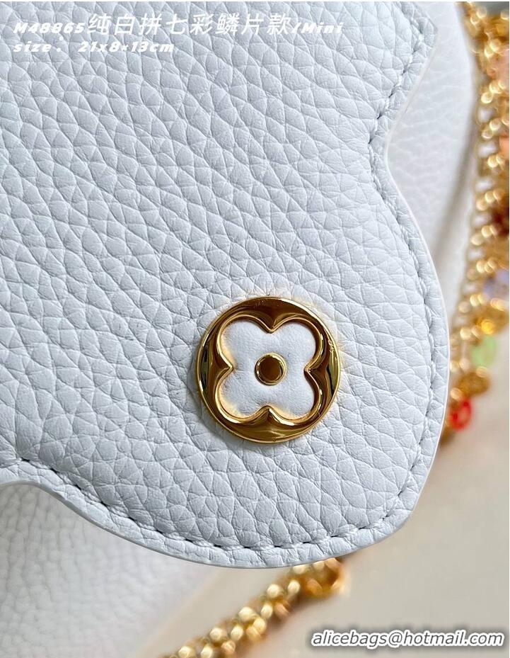Top Quality Louis Vuitton Confetti Collection Mini Capucines Taurillon Leather M09387