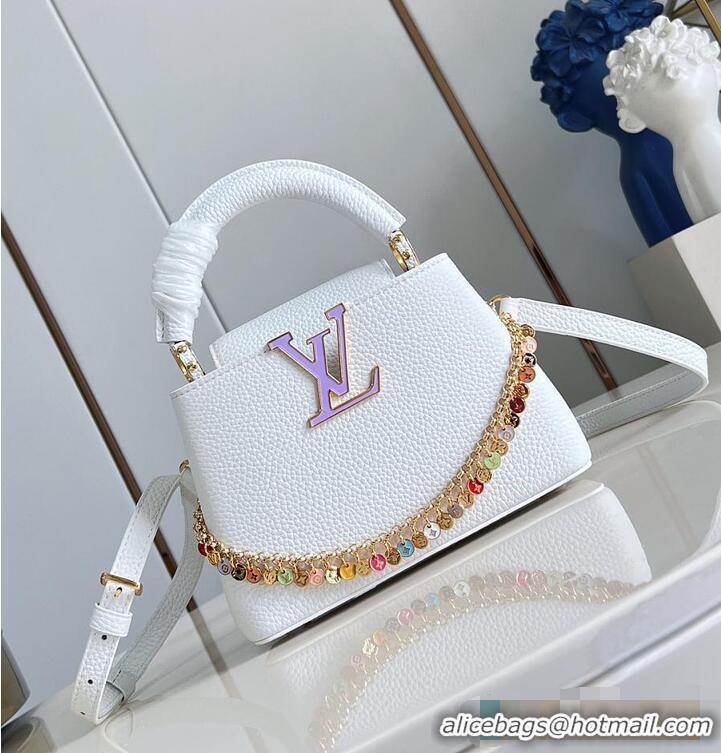 Top Quality Louis Vuitton Confetti Collection Mini Capucines Taurillon Leather M09387
