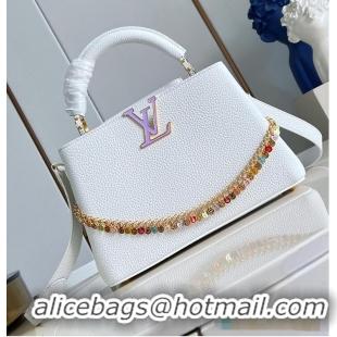 Top Design Louis Vuitton Confetti Collection Capucines BB Taurillon Leather M09388