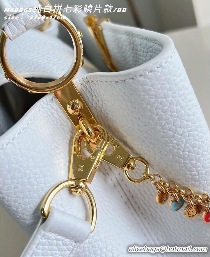 Top Design Louis Vuitton Confetti Collection Capucines BB Taurillon Leather M09388