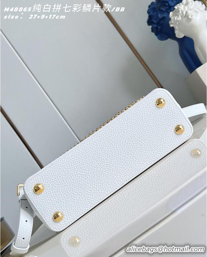 Top Design Louis Vuitton Confetti Collection Capucines BB Taurillon Leather M09388