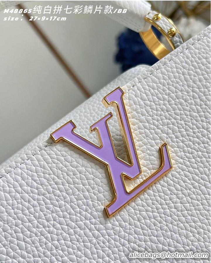 Top Design Louis Vuitton Confetti Collection Capucines BB Taurillon Leather M09388