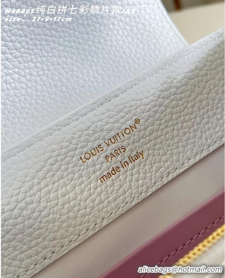 Top Design Louis Vuitton Confetti Collection Capucines BB Taurillon Leather M09388