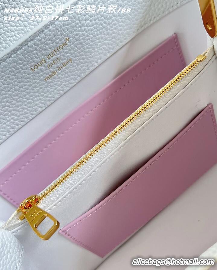 Top Design Louis Vuitton Confetti Collection Capucines BB Taurillon Leather M09388