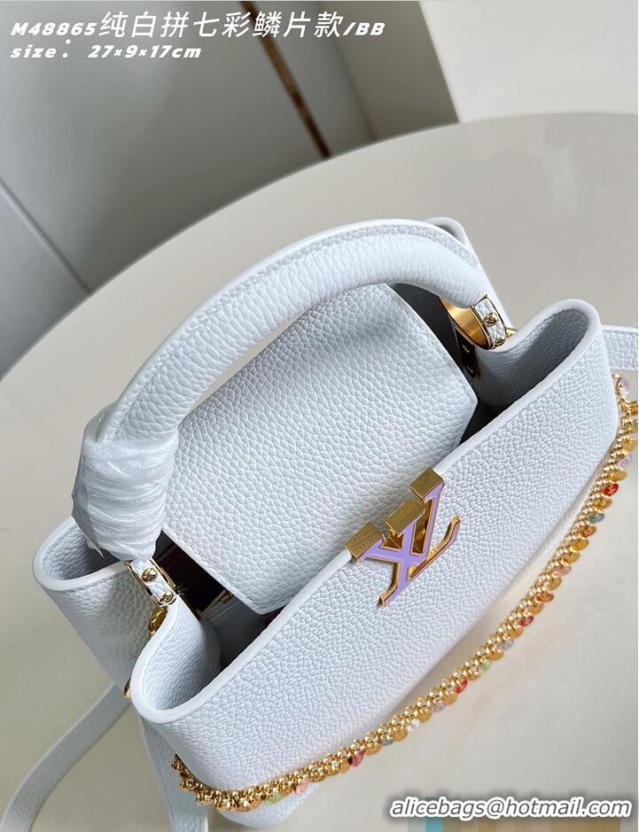 Top Design Louis Vuitton Confetti Collection Capucines BB Taurillon Leather M09388