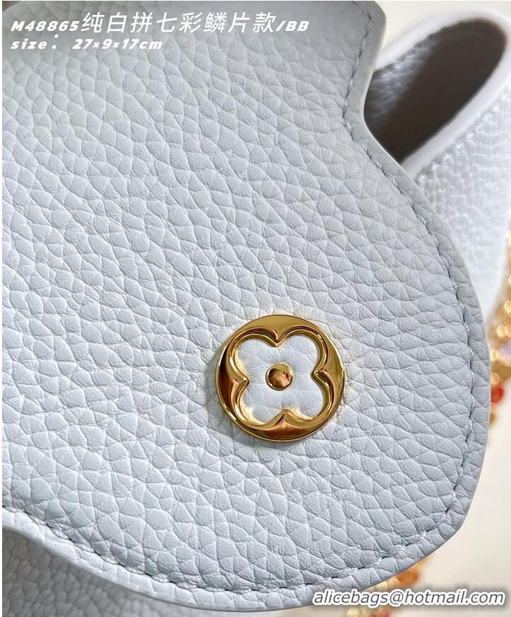 Top Design Louis Vuitton Confetti Collection Capucines BB Taurillon Leather M09388