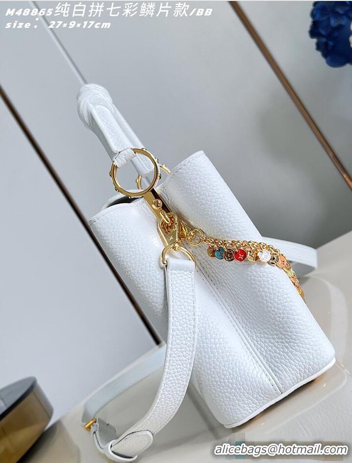 Top Design Louis Vuitton Confetti Collection Capucines BB Taurillon Leather M09388