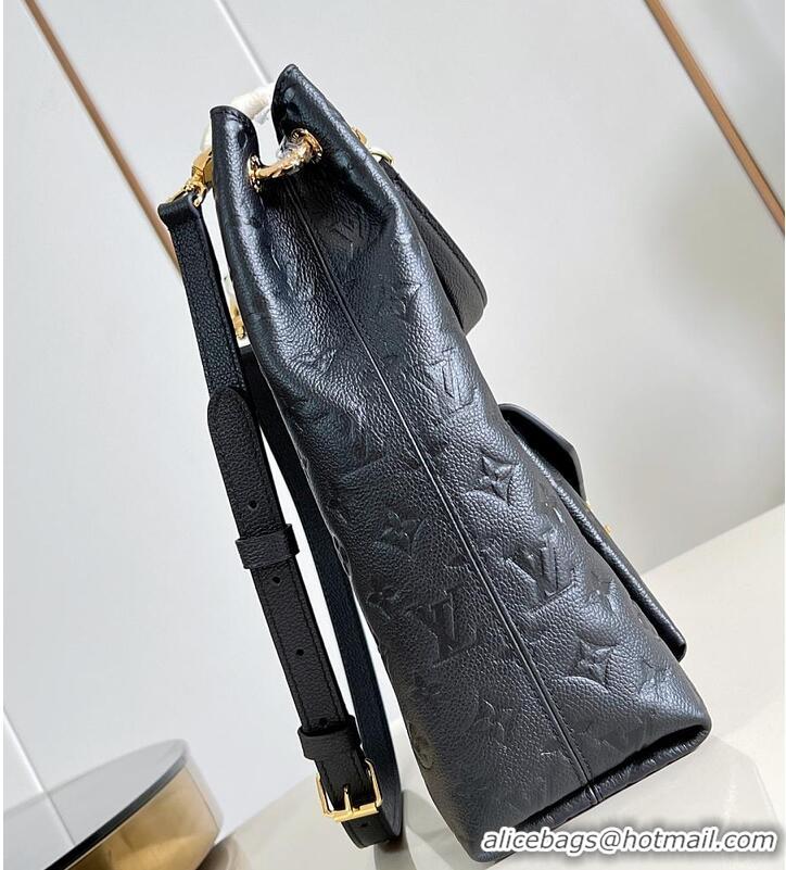New Fashion Louis Vuitton Monogram Empreinte Leather Hobo Metis M27189 Black 2026