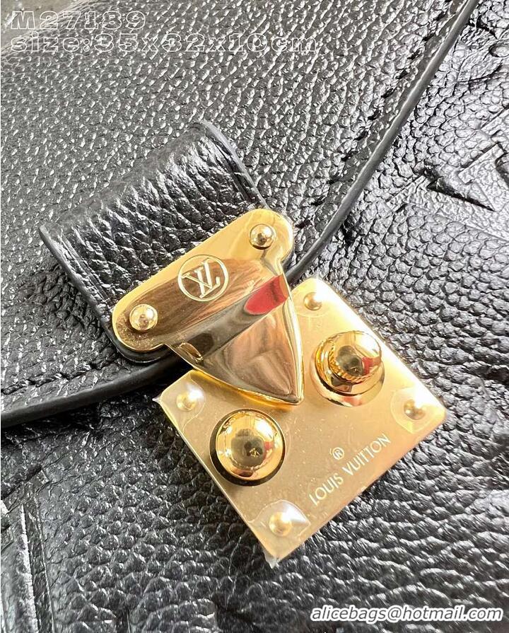 New Fashion Louis Vuitton Monogram Empreinte Leather Hobo Metis M27189 Black 2026