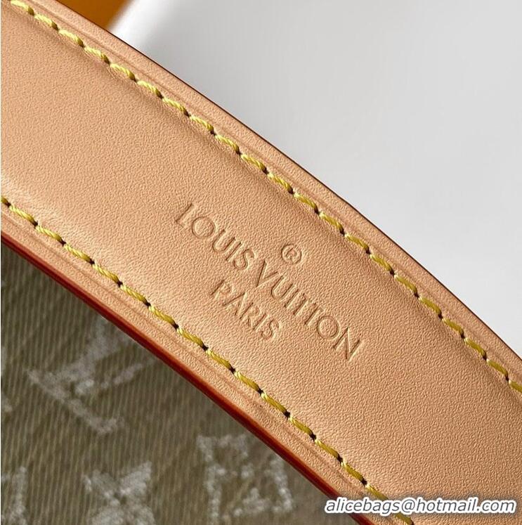 Luxury Discount Louis Vuitton Monogram Denim Side Trunk MM East West M27451 Green