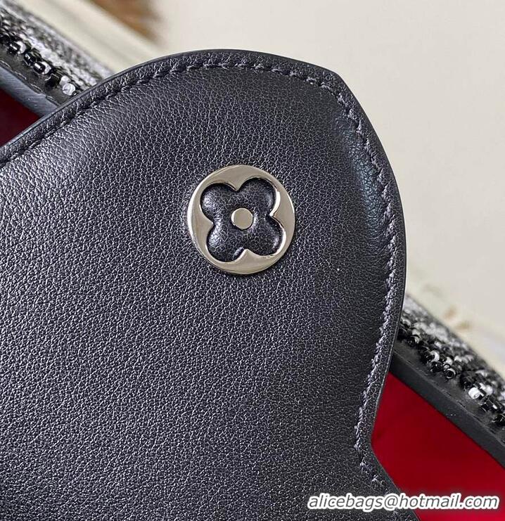 Pretty Style Louis Vuitton Capucines BB Crystal Embroidery Bag M27453 Black 2026
