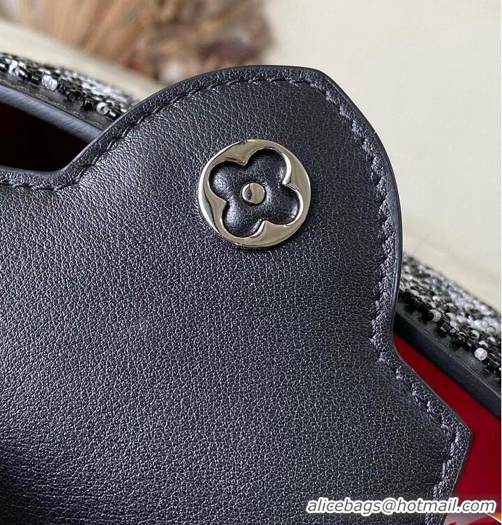 Super Quality Louis Vuitton Capucines Mini Crystal Embroidery Bag Black M27454 2026