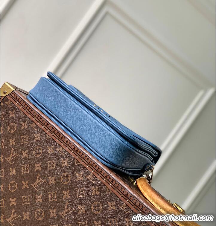 Promotional Louis Vuitton Monogram Empreinte Leather Pochette Metis M47142 Blue Jean 2026
