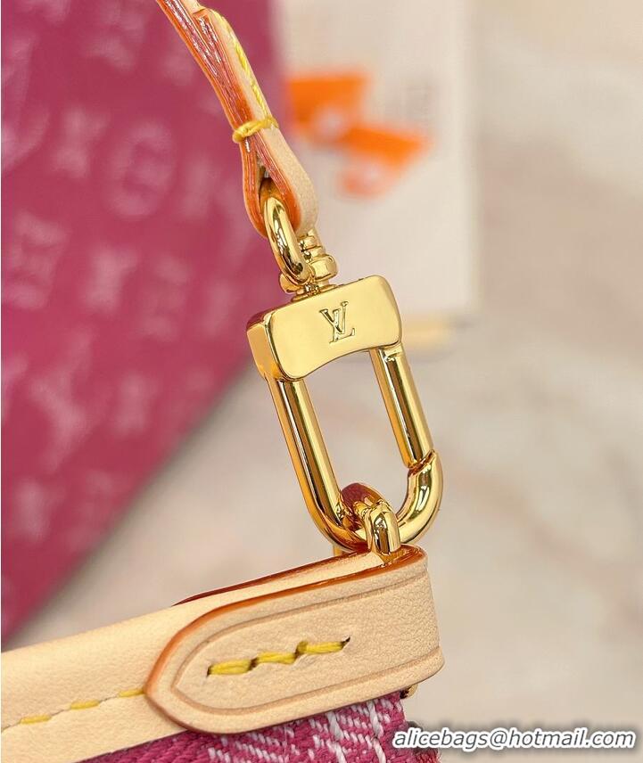 Best Quality Louis Vuitton Monogram Denim All In BB M27358 Fuchsia 2026