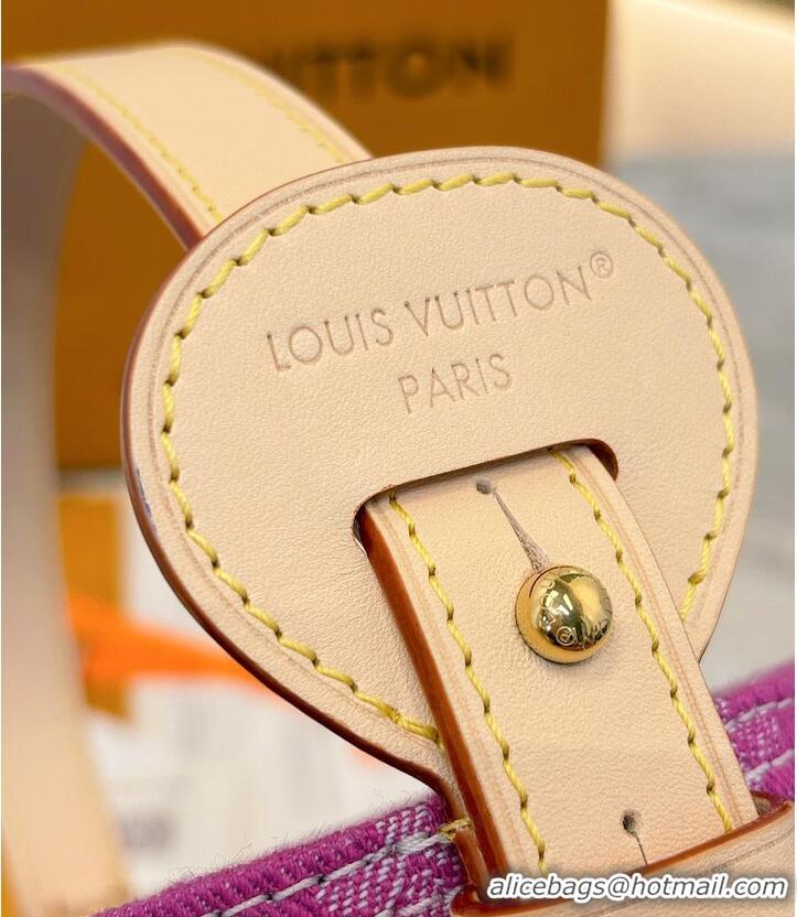 Best Quality Louis Vuitton Monogram Denim All In BB M27358 Fuchsia 2026