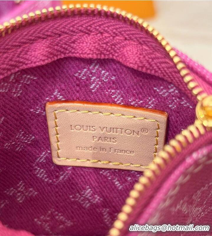 Best Quality Louis Vuitton Monogram Denim All In BB M27358 Fuchsia 2026