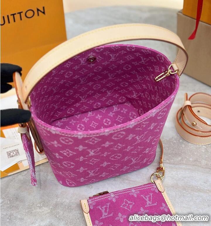 Best Quality Louis Vuitton Monogram Denim All In BB M27358 Fuchsia 2026
